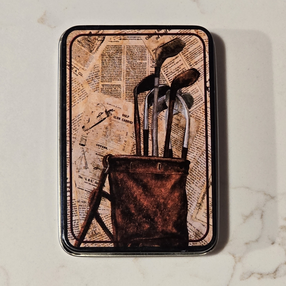 Vintage Playing Cards Golf Design